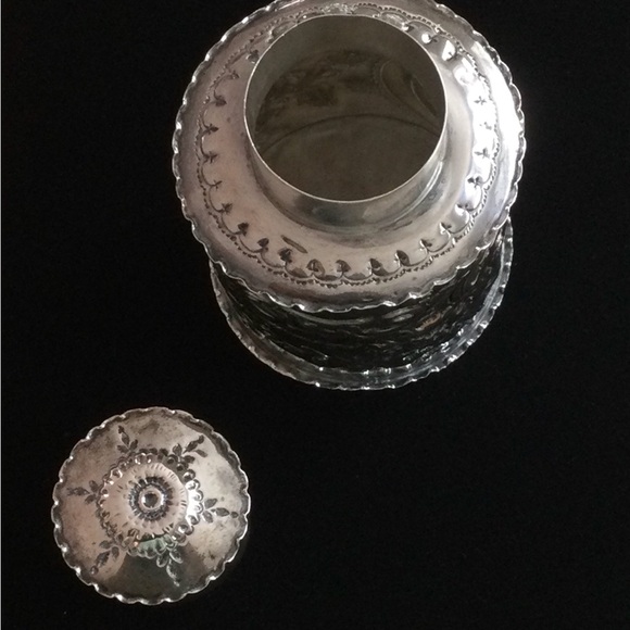 Deakin and Francis Antique Sterling Silver Tea Caddy 1903 - Picture 4 of 7